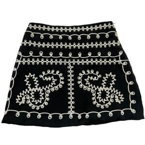 Millau- Black and White Mini Skirt